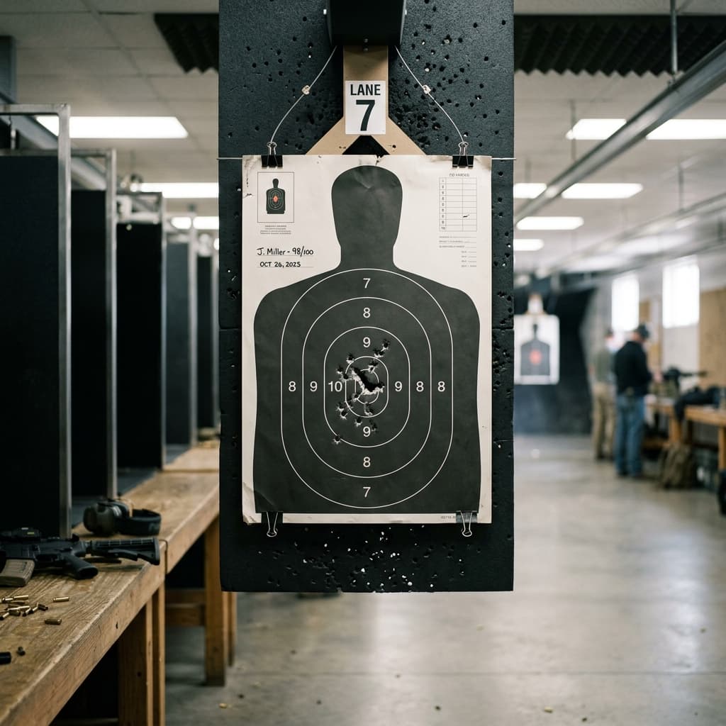 Shooting Range Practice Target